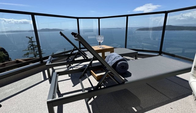 The East - Ocean Front Suite over looking Salish Sea