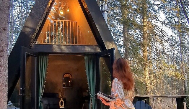 The Hawthorn A-frame Cabin