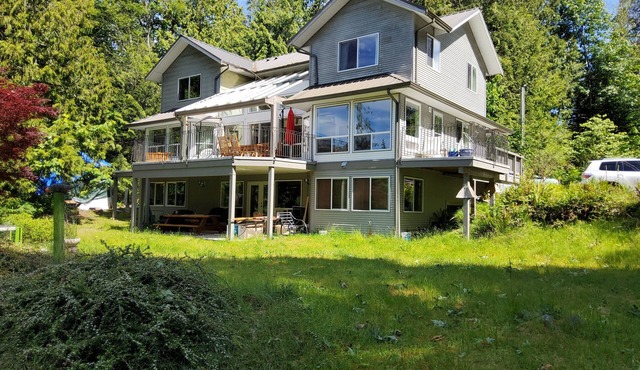 Waterfront 5 bedroom unit in house on Hotel Lake, Garden Bay B.C.