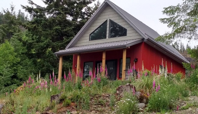 Whalebone Cove Cabin with ocean dock in Heriot Bay