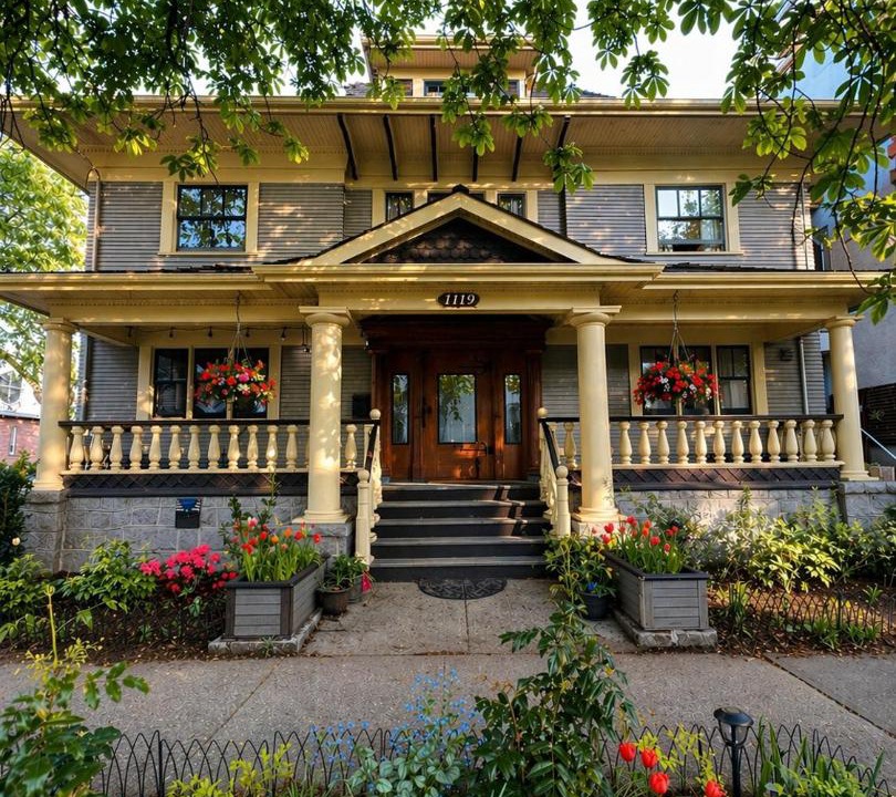 West End Villa | 4 Bedroom Grand Heritage Home Downtown Vancouver