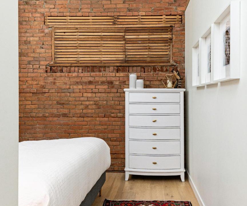 Grand Forks Apartment | Modern industrial suite in Grand Forks