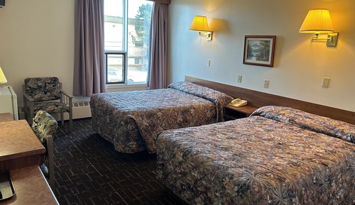 Standard Room, 2 Double Beds, Non Smoking, Refrigerator