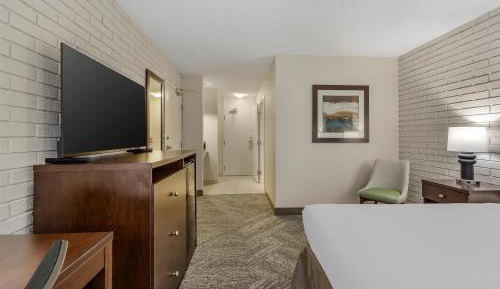 Queen Room with Roll-In Shower - Mobility Accessible/Non-Smoking