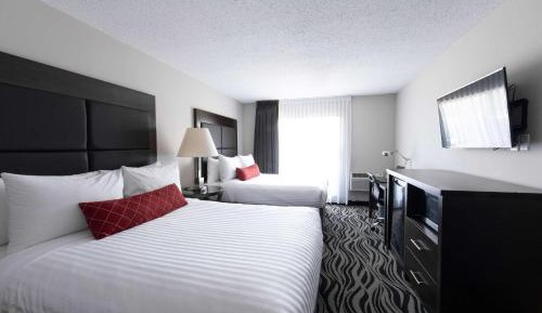 Queen Room with Two Queen Beds and Work Desk - Second Floor/No Pets Allowed/Non-Smoking