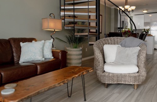 North Oyster Condo | Beach Bliss oceanfront king suite! Stunning view, patio, dock, pool & hot tub!