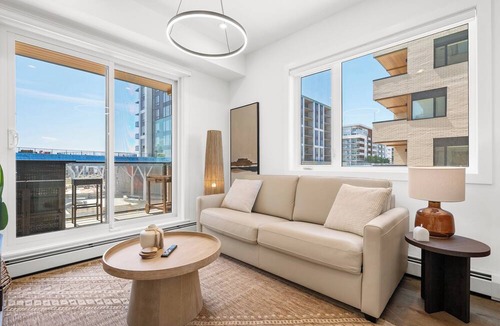 West Springs Apartment | Modern Mondrian Retreat | Patio, Parking, AC