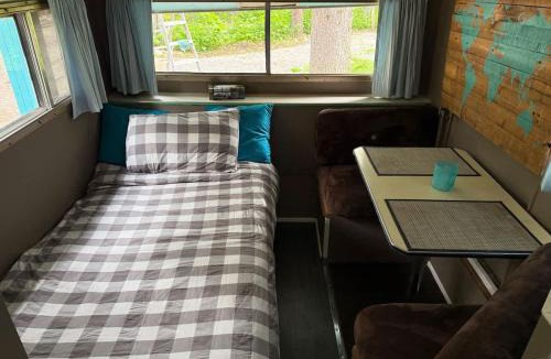 Golden Other | Cozy Vintage Camper, the Tealy Wheely