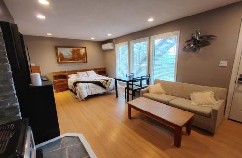 Departure Bay Apartment | Ocean View Self-Contained Studio Suite, Near Ferry in Quiet Forested Area