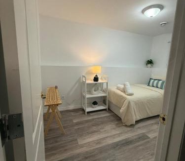 Hinton Apartment | Modern Upper Basement Theatre Suite of Hinton!