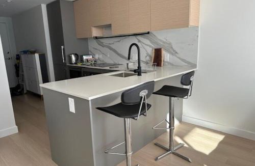 Surrey Apartment | Modern apartment, free parking in King George Hub