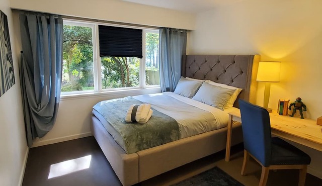 Enjoy in peace and a natural garden during your stay