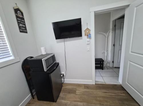 Private modern room with separate entrance