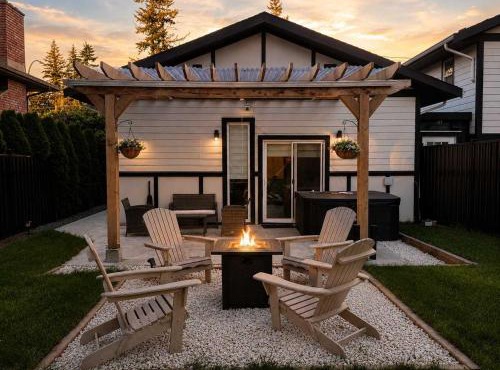 4BR Coach House - Hot Tub Fire Pit & Theatre