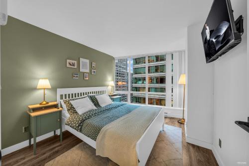MAJOR INTERNATIONAL SPORTING EVENT Stay 1-BR Condo Near BC Place with Free Parking and AC